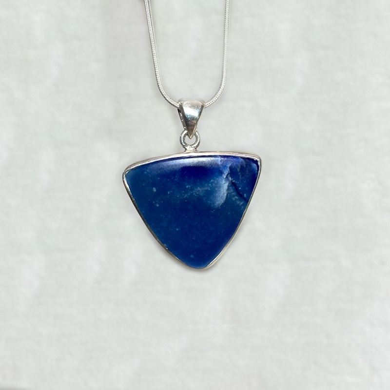 Triangle Blue Sugilite Pendant