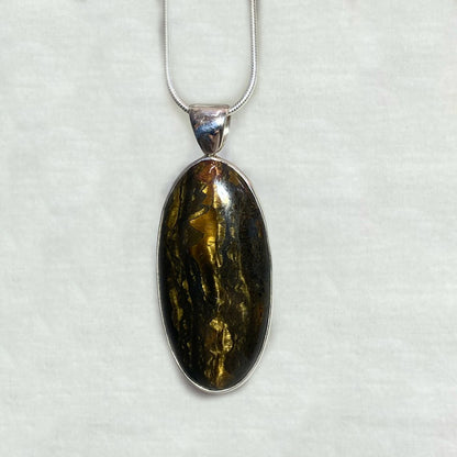 Oval Marra Mamba Tigers Eye Pendant