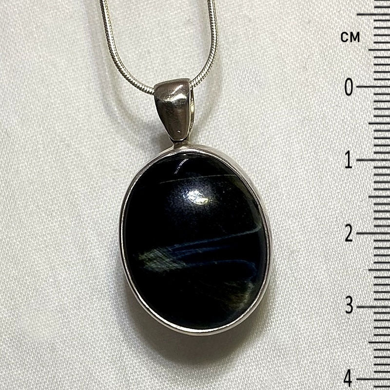 Oval Hawkeye Pendant