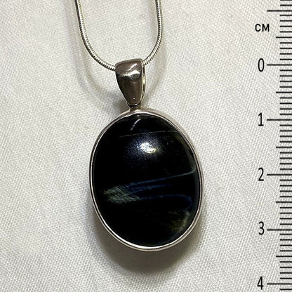 Oval Hawkeye Pendant