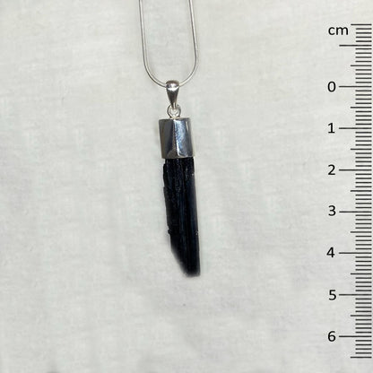 Natural Black Tourmaline Pendant