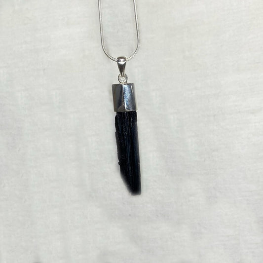 Natural Black Tourmaline Pendant