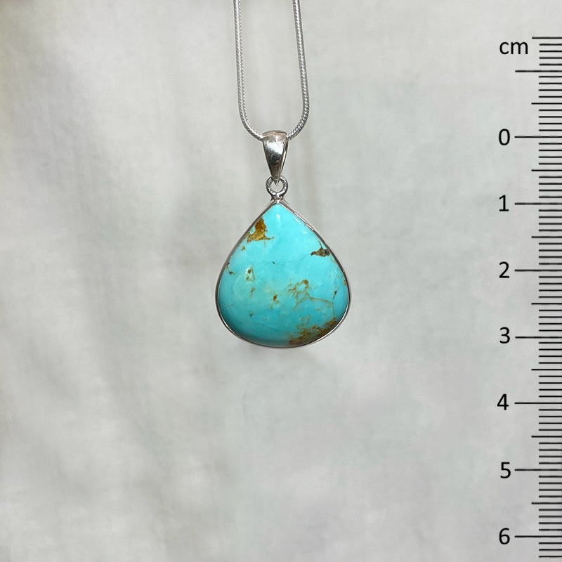 Teardrop Turquoise Pendant