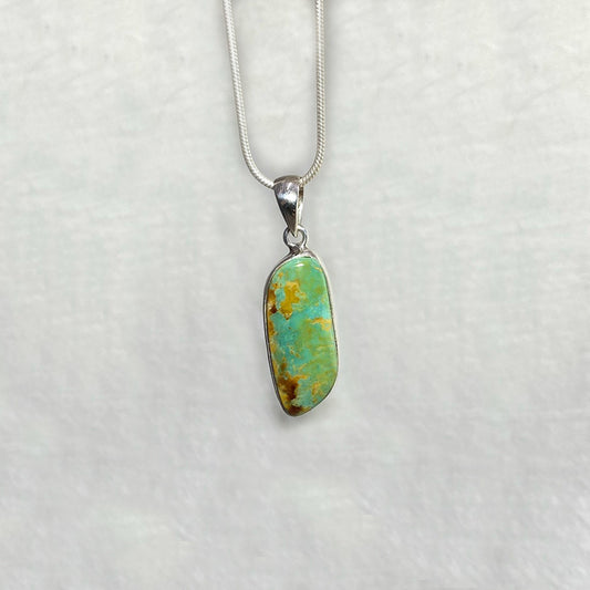 Freeform Turquoise Pendant