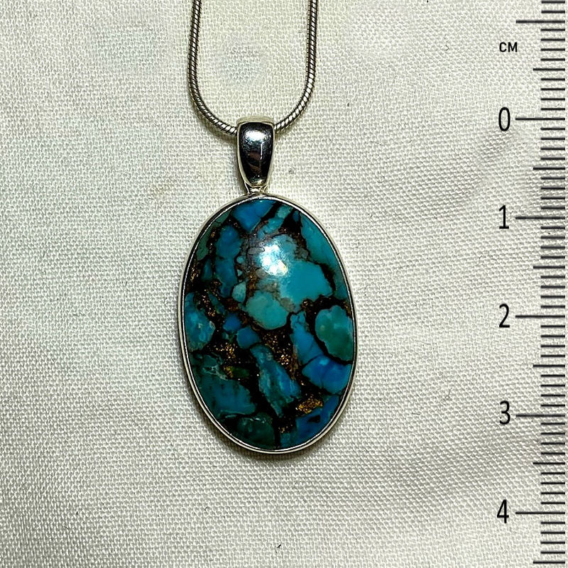 Oval Turquoise Pendant
