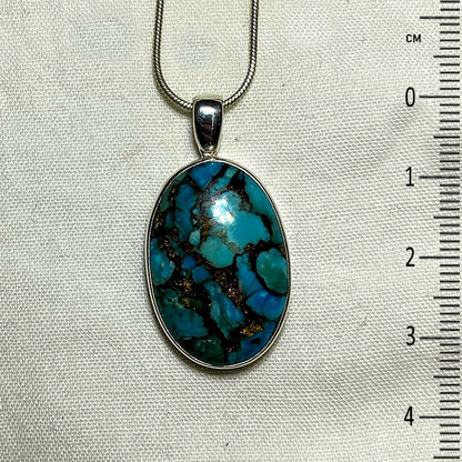 Oval Turquoise Pendant