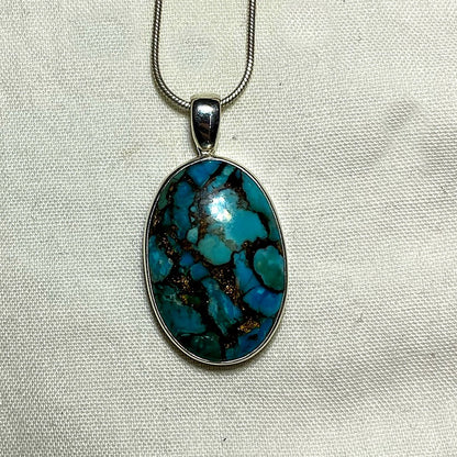 Oval Turquoise Pendant