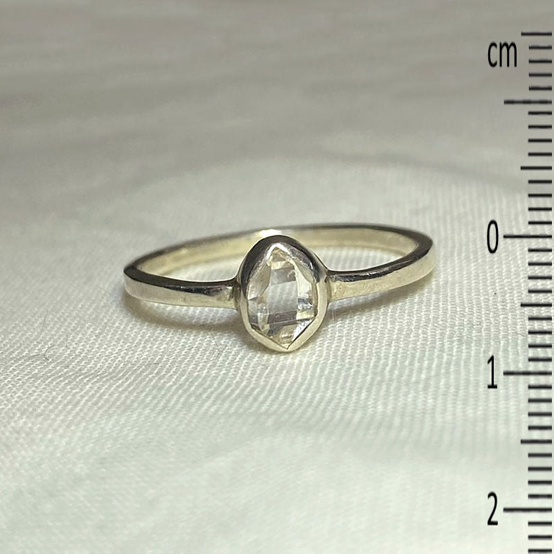 Herkimer Diamond Ring- Size 9