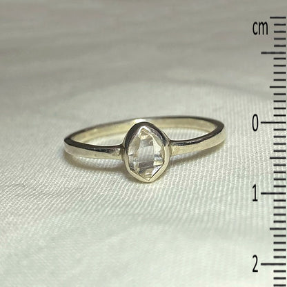 Herkimer Diamond Ring- Size 9