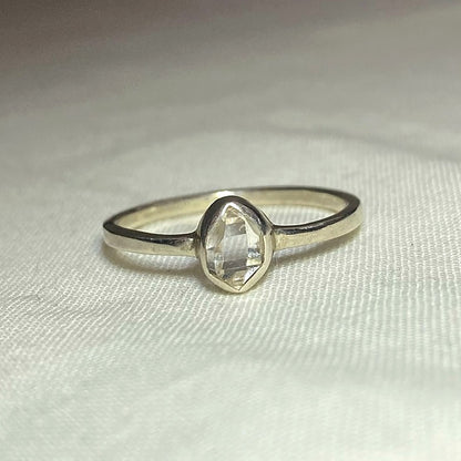 Herkimer Diamond Ring- Size 9