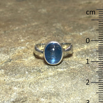 Oval Blue Kyanite Ring- Size 9