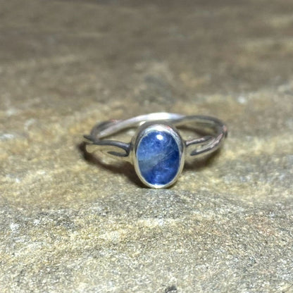 Oval Blue Kyanite Ring- Size 7