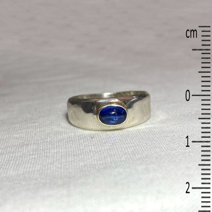 Oval Blue Kyanite Ring- Size 7
