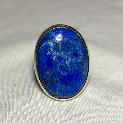 Oval Lapis Lazuli Ring- Size 9