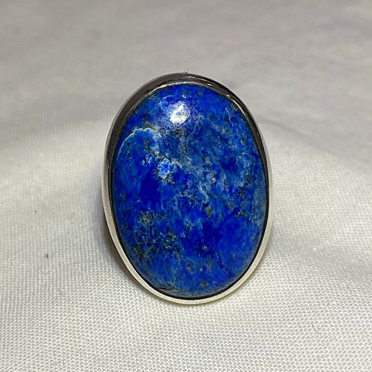Oval Lapis Lazuli Ring- Size 9