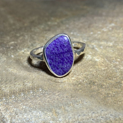 Freeform Sugilite Ring- Size 10