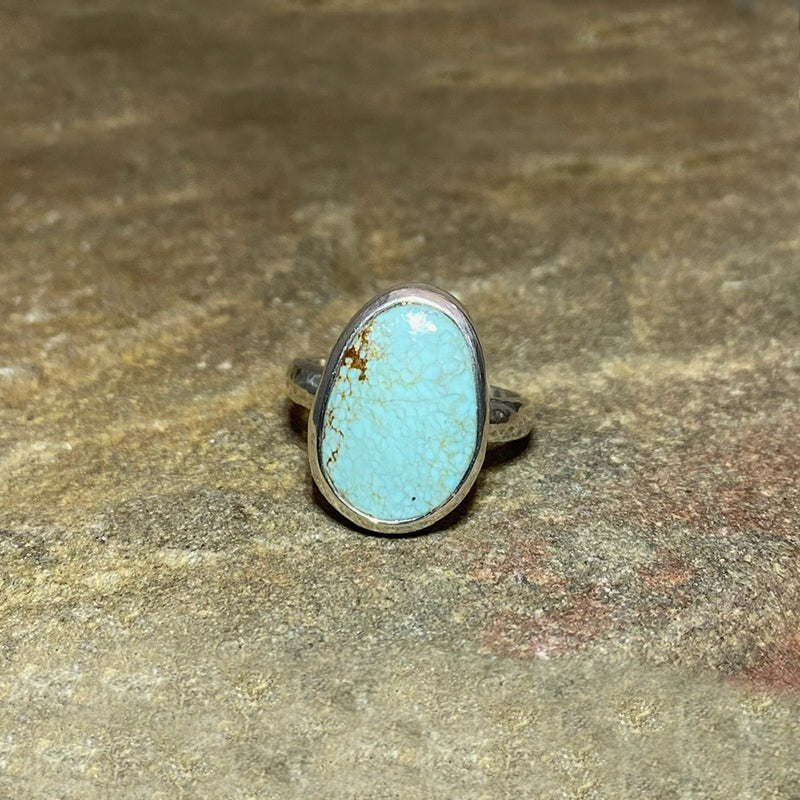 Freeform Turquoise Ring- Size 7
