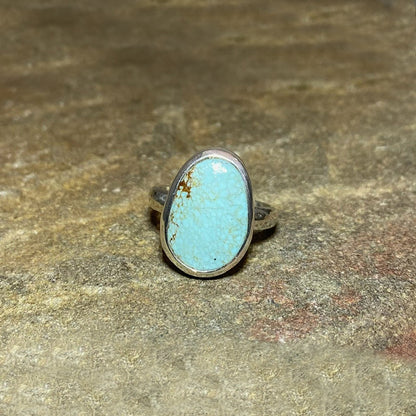 Freeform Turquoise Ring- Size 7
