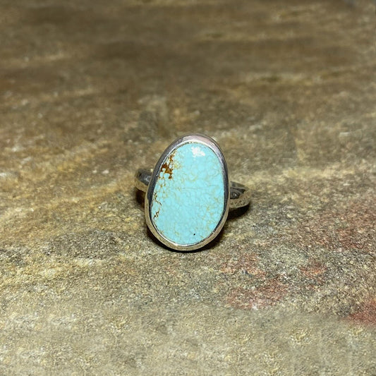 Freeform Turquoise Ring- Size 7