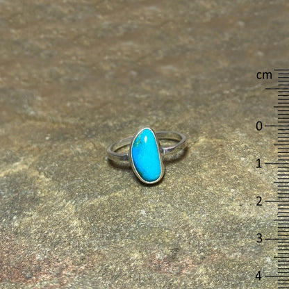 Freeform Turquoise Ring- Size 8