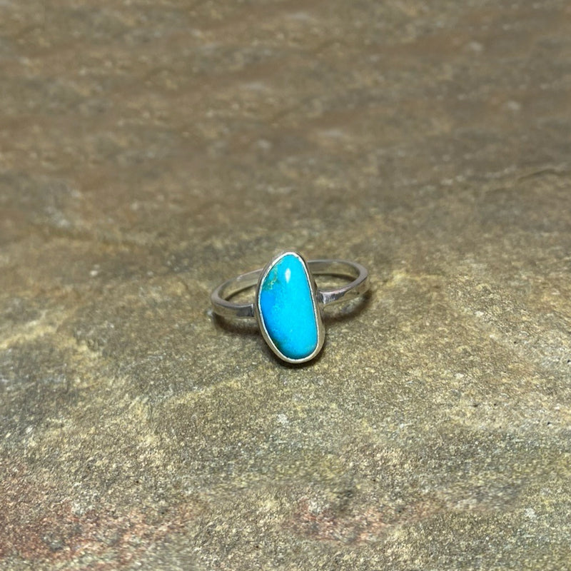 Freeform Turquoise Ring- Size 8