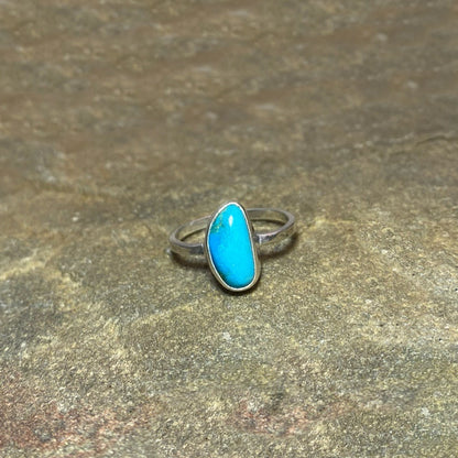 Freeform Turquoise Ring- Size 8