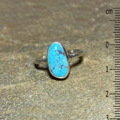 Oval Turquoise Ring- Size 7