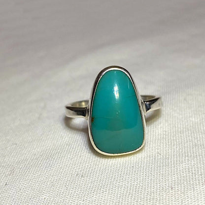 Freeform Turquoise Ring- Size 8.5