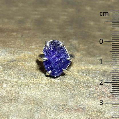 Freeform Tanzanite Ring- Size 8.5