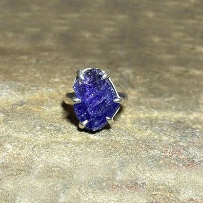 Freeform Tanzanite Ring- Size 8.5