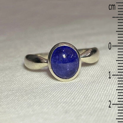 Oval Tanzanite Ring- Size 8.5