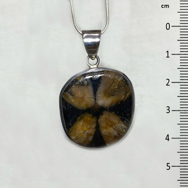 Chiastolite Pendant