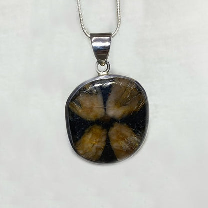 Chiastolite Pendant