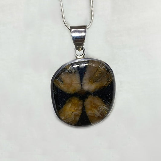 Chiastolite Pendant
