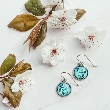 Myrtle & Me Blue Blossom - Drop Earrings