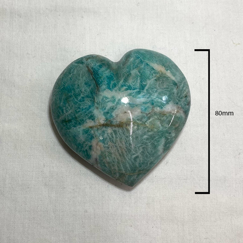 Amazonite Heart