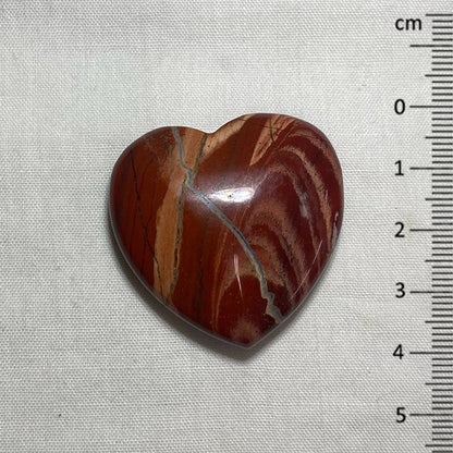 Brecciated Jasper Carved Heart