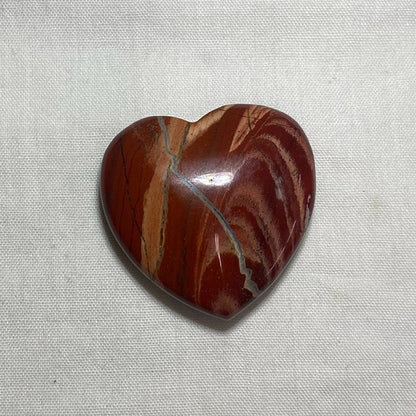 Brecciated Jasper Carved Heart