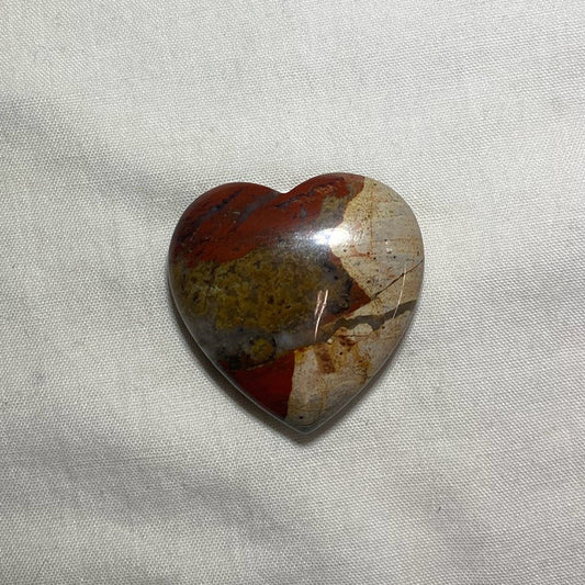 Brecciated Jasper Carved Heart