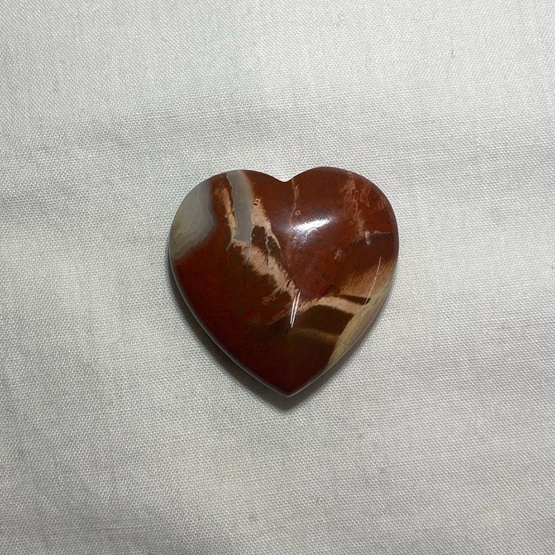 Brecciated Jasper Carved Heart