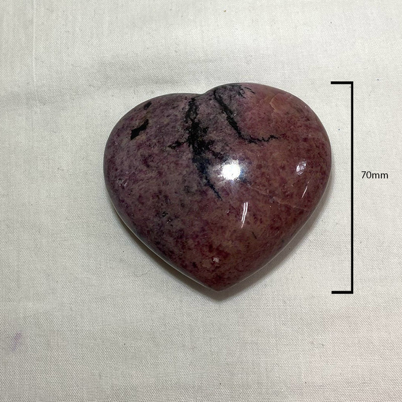 Rhodonite Heart