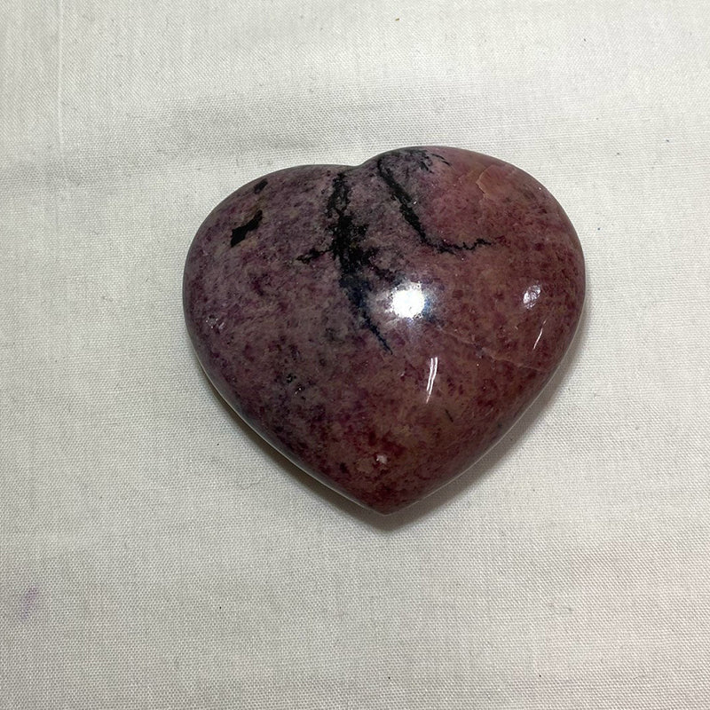 Heart Rhodes Rhodonite Heart – Essence In Harmony