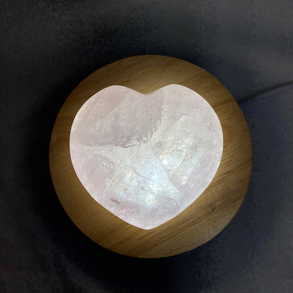 Rose Quartz Heart