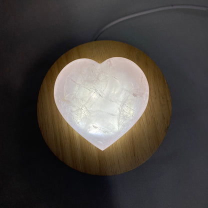 Rose Quartz Heart