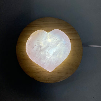 Rose Quartz Heart