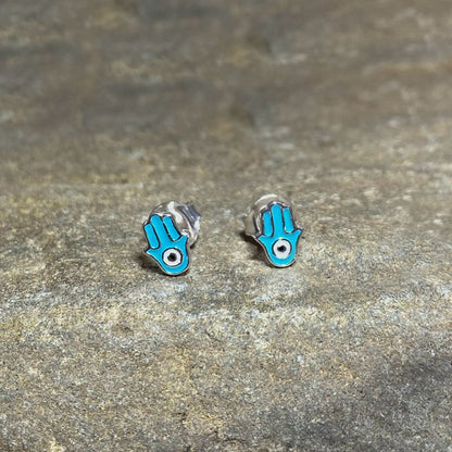 Hamsa Hand Stud Earrings