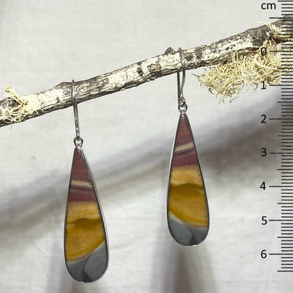 Teardrop Artist Jasper Earrings