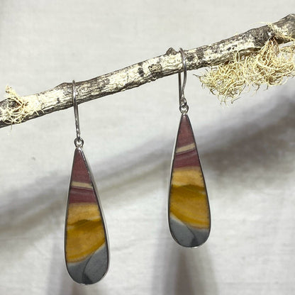 Teardrop Artist Jasper Earrings