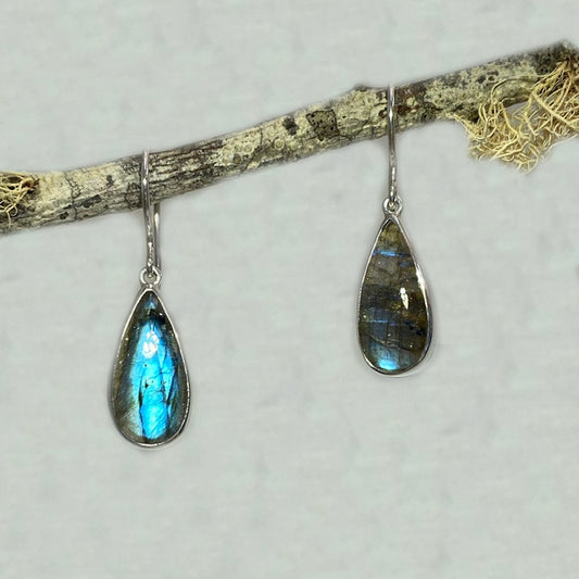 Teardrop Labradorite Earrings