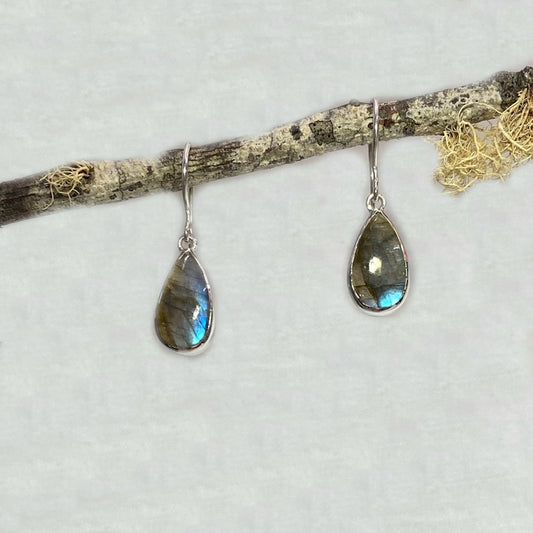 Teardrop Labradorite Earrings